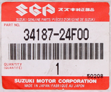 Genuine Suzuki Washer Part Number - 34187-24F00