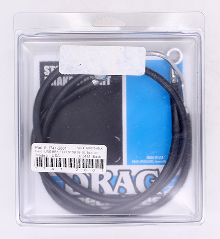 Drag Specialties Front Brake Line Part Number - 1741-2861