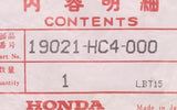 Honda Fan Spacer Part Number - 19021-HC4-000