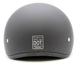 Daytona Helmets Dull Black DOT Daytona Skull Cap - Size M Part Number - D1-B-M