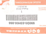 Genuine Suzuki Case Mounting Part Number - 990D0-03H00-066
