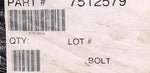 Genuine Polaris Bolt Part Number - 7512579
