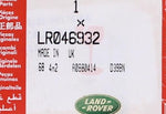 Genuine Land Rover Body Repair Tape Part Number - LR046932