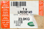 Genuine Land Rover Wheel Part Number - LR038149