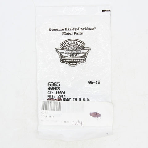 Harley-Davidson Washer Part Number - 6365