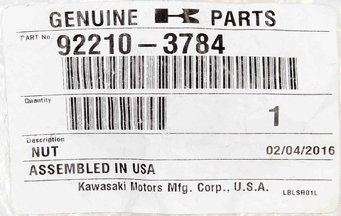 Kawasaki Cap 92210-3784