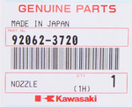 Kawasaki NOZZLE PN 92062-3720