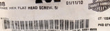 Harley-Davidson Flat Head Screw (Chrome) Part Number - 3898