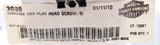 Harley-Davidson Flat Head Screw (Chrome) Part Number - 3898