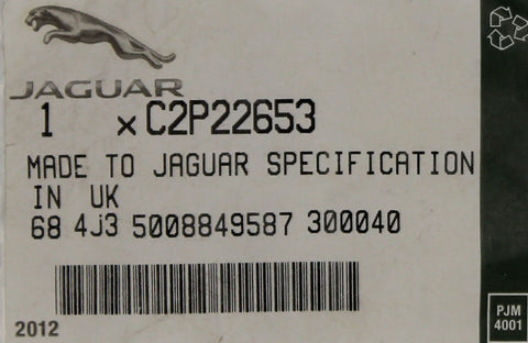 Genuine Jaguar Screw Part Number - C2P22653