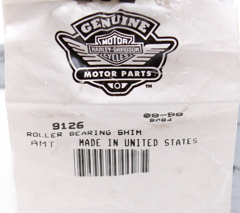 Genuine Harley-Davidson Roller Bearing Shim Part Number - 9126