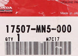 Genuine Honda Rubber Part Number - 17507-MN5-000