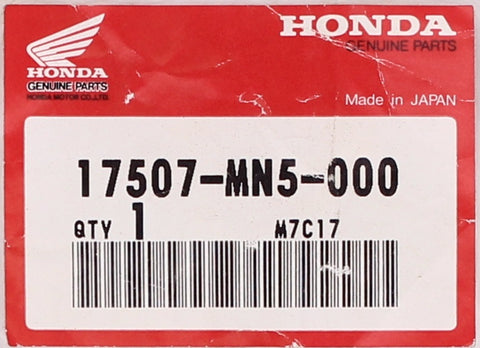 Genuine Honda Rubber Part Number - 17507-MN5-000