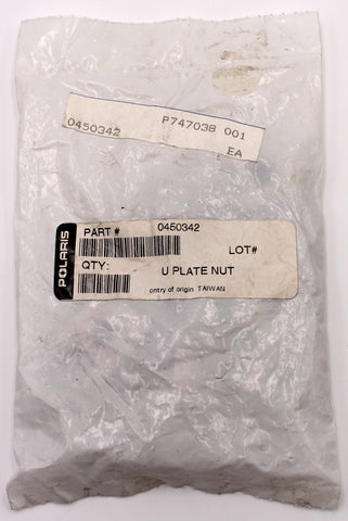 Polaris U Plate Nut PN 0450342