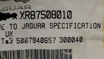 Jaguar Cowl Grille Clip Part Number - XR87508010