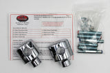 LA Choppers Risers 1" Mohawk 1.5" Chrome PN 0602-0471