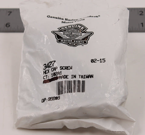 Genuine Harley-Davidson Hex Cap Screw Part Number - 3427