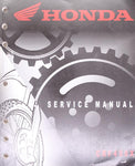 Honda 2005 Service Manual Part Number - 61MEY00