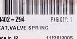 Suzuki Valve Spring Seat Part Number - 3402-294