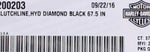 Genuine OEM Harley-Davidson Kit Clutchline HYD Diamond Black 67.5 In. 37200203
