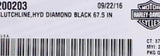 Genuine OEM Harley-Davidson Kit Clutchline HYD Diamond Black 67.5 In. 37200203