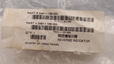 Reverse Indicator Part Number - 34911-156-000