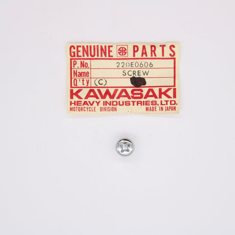 Kawasaki Screw Pan Head Part Number - 220E0606