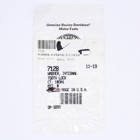 Harley-Davidson Internal Tooth Washer Part Number - 7128