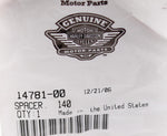Genuine Harley-Davidson Spacer Part Number - 14781-00