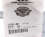 Genuine Harley-Davidson Spacer Part Number - 14781-00