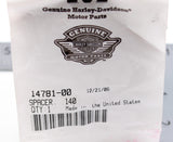 Genuine Harley-Davidson Spacer Part Number - 14781-00