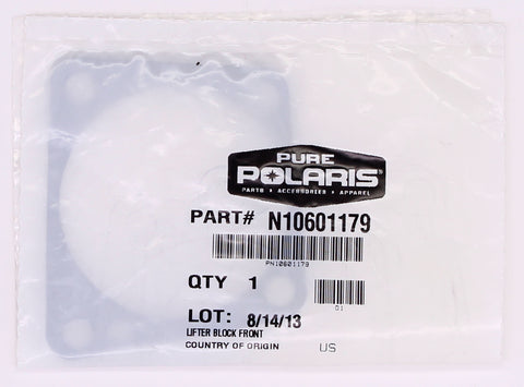 Genuine Polaris Front Lifter Block Gasket Part Number -  N10601179