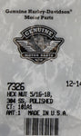 Genuine Harley-Davidson Hex Nut 5/16-18, 304 SS, Polished Part Number - 7326