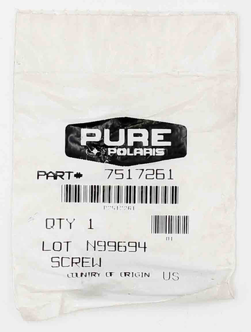 Genuine Polaris Screw Part Number - 7517261