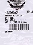 Genuine Harley-Davidson Retention Washer Part Number - 10300047