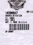 Genuine Harley-Davidson Retention Washer Part Number - 10300047