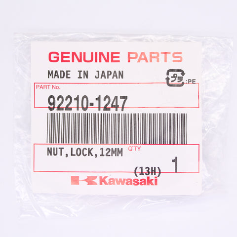 Kawasaki KA NUT,LOCK,12MM PN 92210-1247