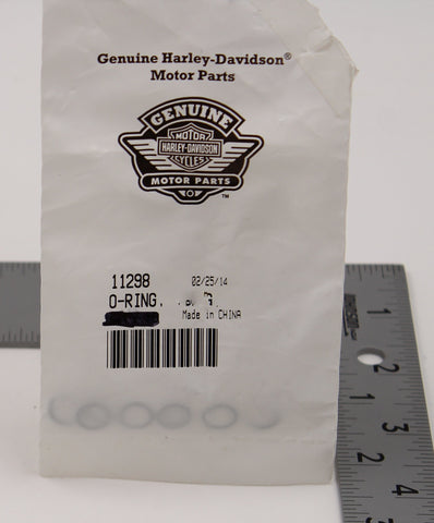 Genuine Harley-Davidson Viton O-Ring Part Number - 11298 (Pack of 8)