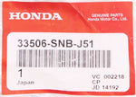 Genuine Honda Bulb Part Number - 33506-SNB-J51