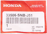 Genuine Honda Bulb Part Number - 33506-SNB-J51