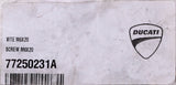 Genuine Ducati Screw Part Number - 77250231A