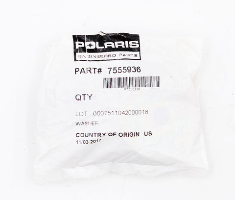 Genuine Polaris Washer Part Number - 7555936
