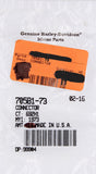Genuine Harley-Davidson Connector (Pack of 5) Part Number - 70581-73