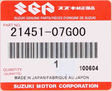 Genuine Suzuki Clutch Plate Part Number - 21451-07G00