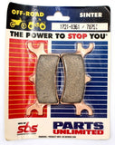 Parts Unlimited Sintered Brake Pads PN 1721-0361