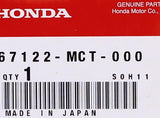 Genuine Honda Garnish Tape B Part Number - 67122-MCT-000