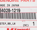 Genuine Kawasaki Step, Rear LH Part Number - 34028-1219