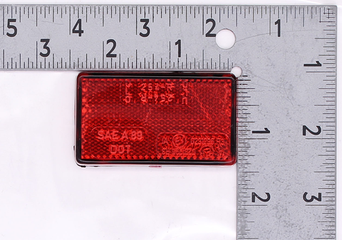 Reflector, Red Part Number - 63141459995 For BMW