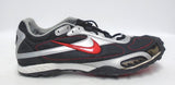 Nike Zoom Waffle V Silver and Black Cross-Country Cleats - Size 6