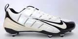 Nike Super Speed D White and Black Low Football Cleats - Size 16
